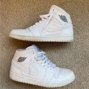Air Jordan 1 Mid  High-Top Sneakers
